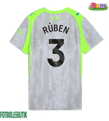 Manchester City Ruben Dias #3 Tredje Tröja Kvinnor 2025-26 Kortärmad